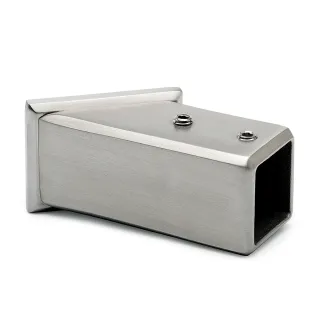 Soporte de montaje 45° para tubo cuadrado 20 x 20 mm Aralia